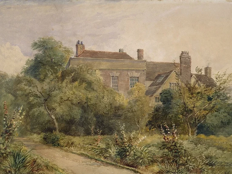 1783-David Cox - Greenfield House, Harborne